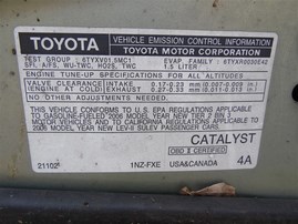 2006 TOYOTA PRIUS GREEN 1.5 AT Z19881